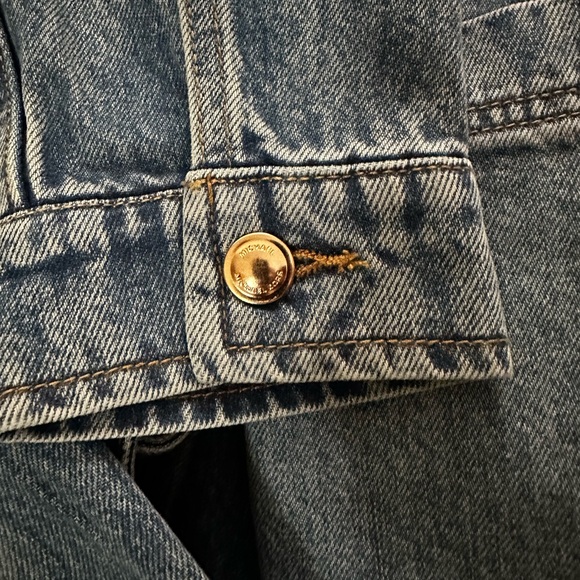 MK denim belted jacket size S NWT - Picture 7 of 7